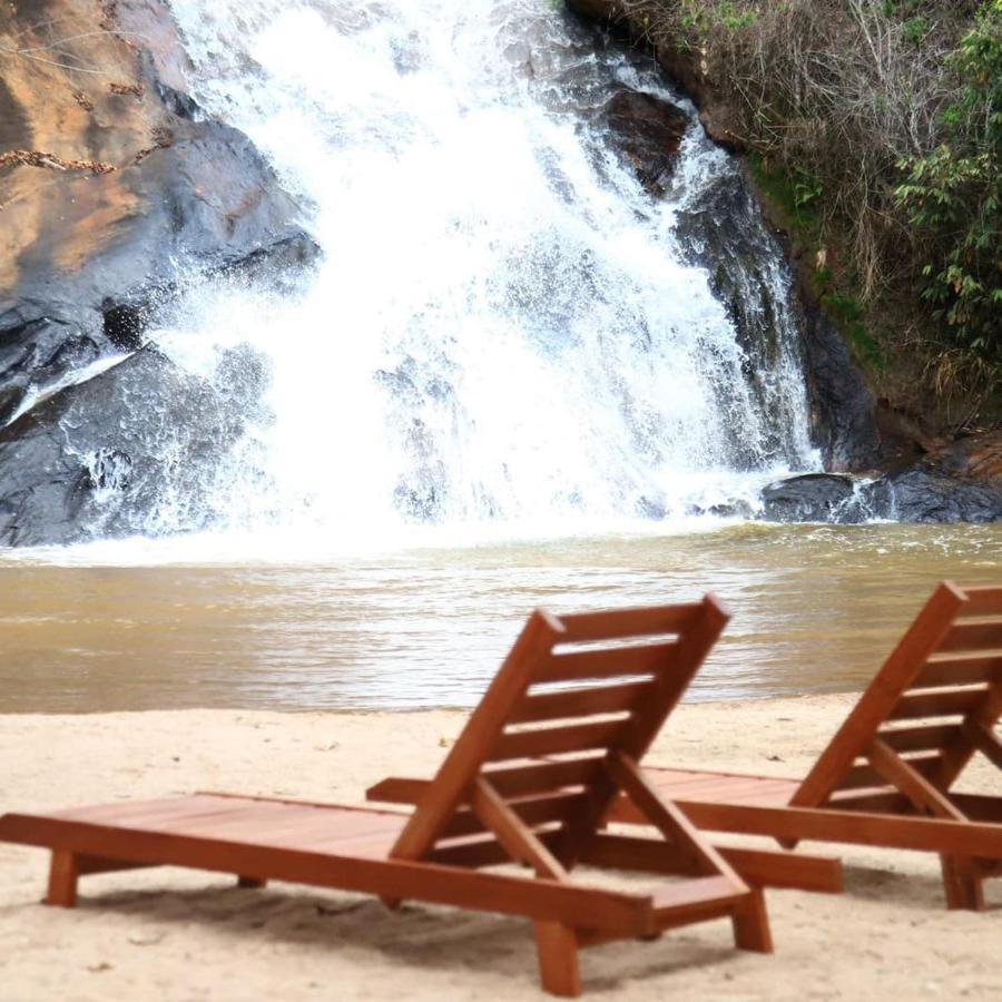 Casa De Campo Banheira, Lareira E Cachoeira Педра-Азул Экстерьер фото