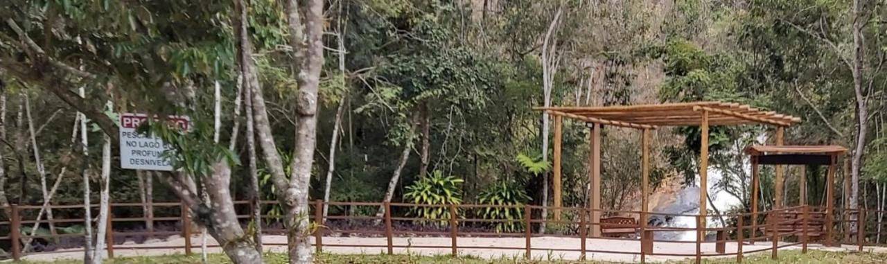 Casa De Campo Banheira, Lareira E Cachoeira Педра-Азул Экстерьер фото